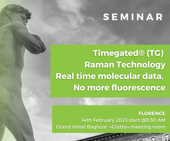 Timegated® Raman Seminar in Italy