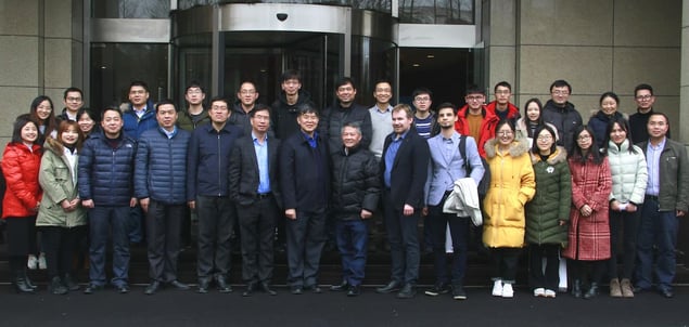 Group photo outside.