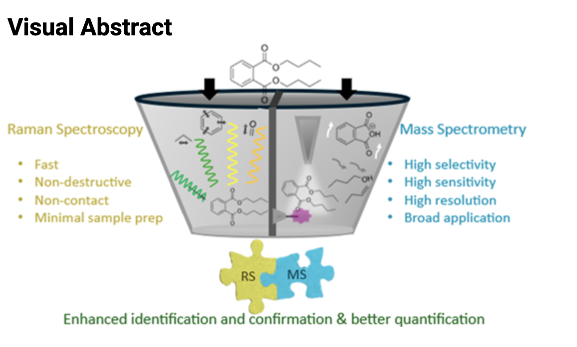 Visual anstract image Rman vs Mass Spectroscopy