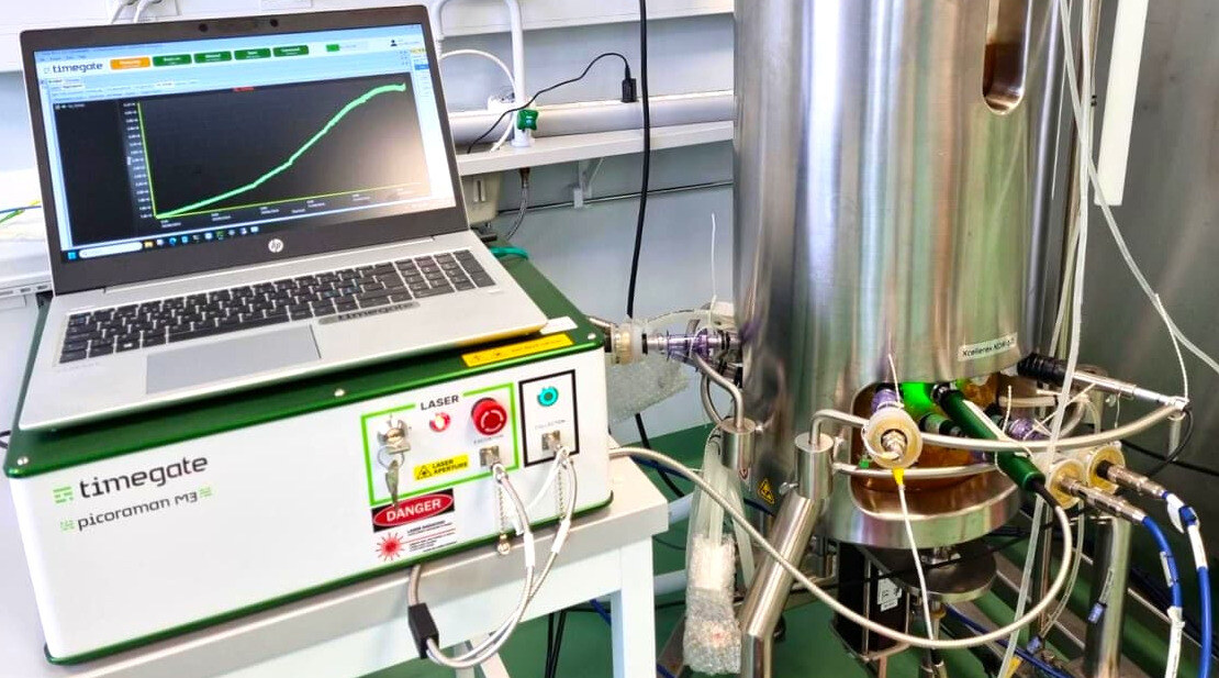 Timegate system monitoring upstream bioprocess