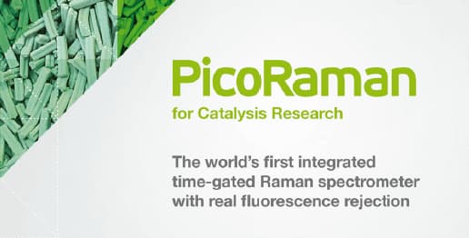 PicoRaman for Catalysis research brochure cover.